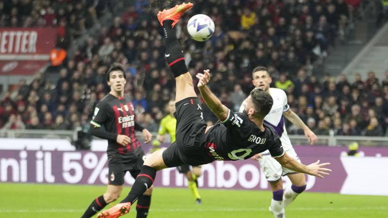 VIDEO Milan-Fiorentina 2-1: Giroud Sfiora Il Gol In Mezza Rovesciata ...