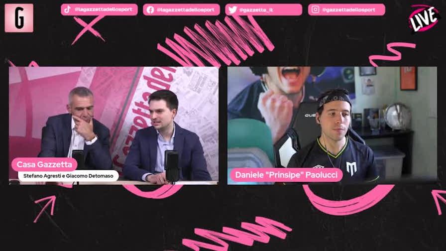 Prinsipe: "Giocavo con Pellegrini, ora sono un professionista di Fifa. Il più forte alla Play? Chiesa"