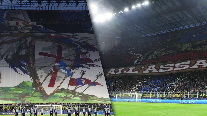 VIDEO Inter-Milan, le coreografie dell'Euroderby di ritorno- Video  Gazzetta.it