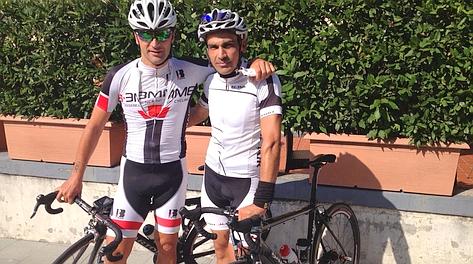 Michele Bartoli ha pedalato con Alberto, un amico che seguir il programma per la Liegi